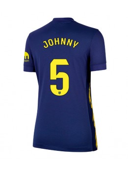 Zenske Futbalové oblečenie Atletico Madrid Johnny Cardoso #5 2025-26 Krátky Rukáv - Preč Zenske Futbalové oblečenie Atletico Madrid Johnny Cardoso #5 2025-26 Krátky Rukáv - Preč